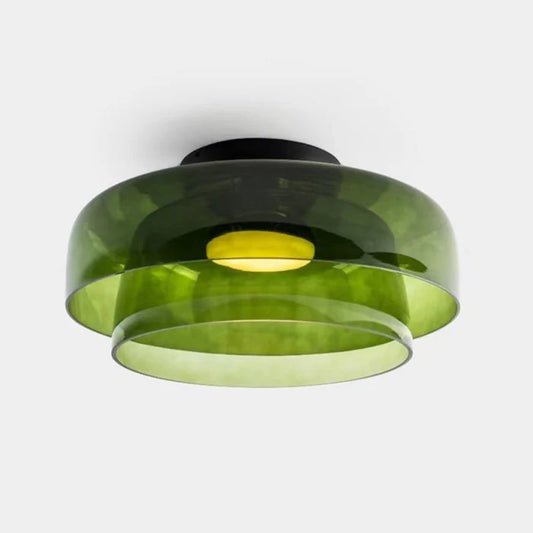 Medieval 2-Layer Glass Ceiling Light