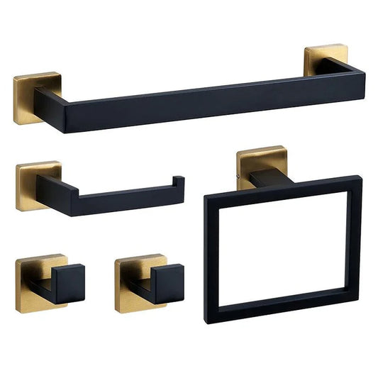 5-Piece Stainless Steel Bathroom Accessory Set